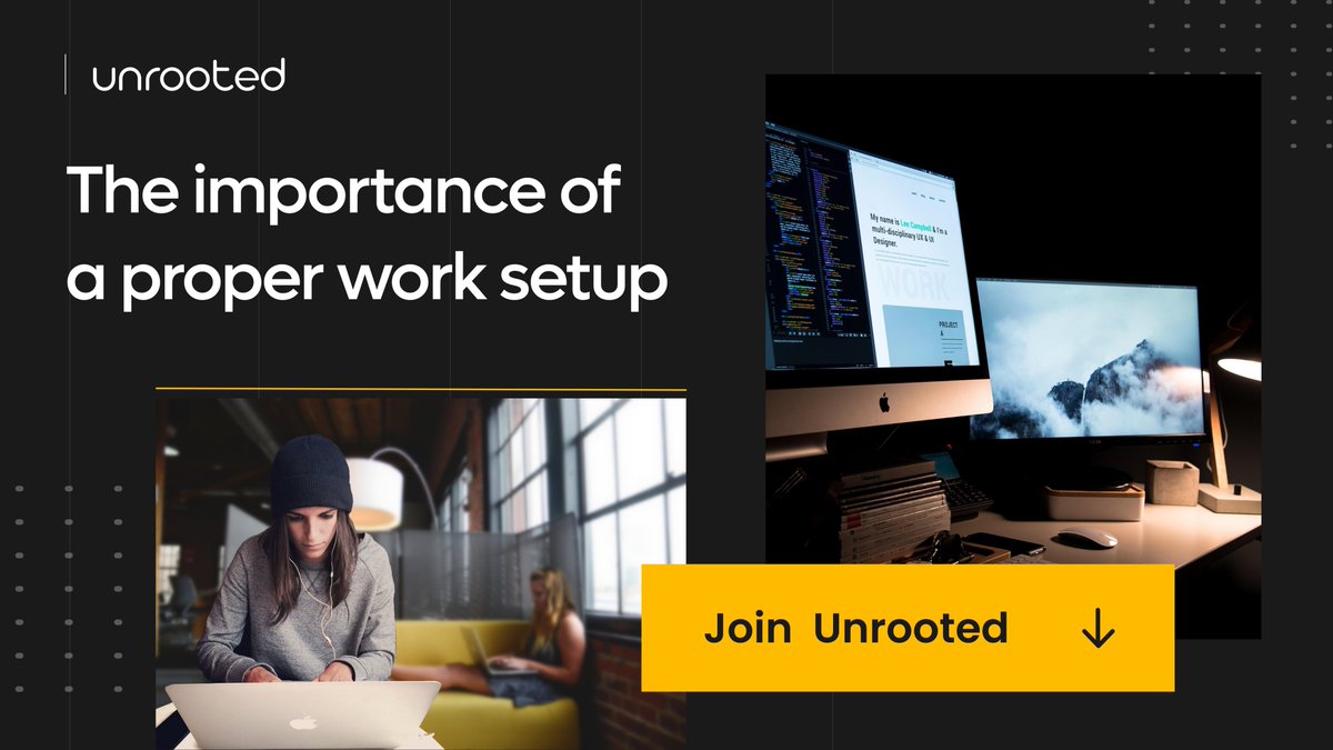The Importance of a Proper Work Setup 👩‍💻

Let’s be real - being a digital nomad isn’t always beach views and smooth lattes. Most of us work from whatever spot we can find - a café stool, an Airbnb couch, or the edge of a hostel bed.

But here’s the thing →
A poor work setup