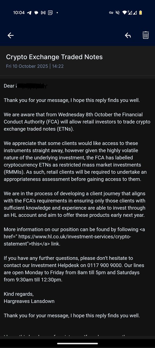 What. A. Joke. 
<a href="/TheFCA/">Financial Conduct Authority</a> <a href="/HLInvest/">Hargreaves Lansdown</a>