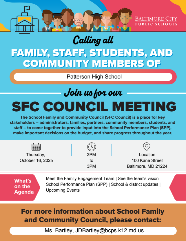 Patterson High School #405 tweet media