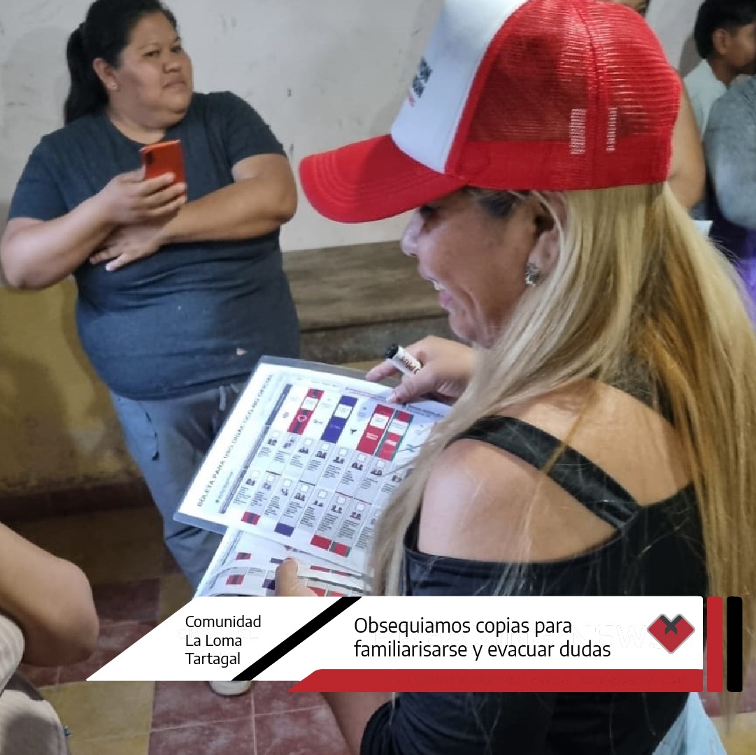 📍EN LA LOMA CON EL MINISTRO DE PRODUCCIÓN DE SALTA🖤♥️
🗣️Ayer con el Ministro Martín de los Ríos, su Sec. José Delonc, y compañer@s explicamos esta nueva forma de votar con la Boleta Unica Papel (BUP) ⚫🔴

#salta #Tartagal #norte #argentina #Elecciones2025 #Elecciones2025