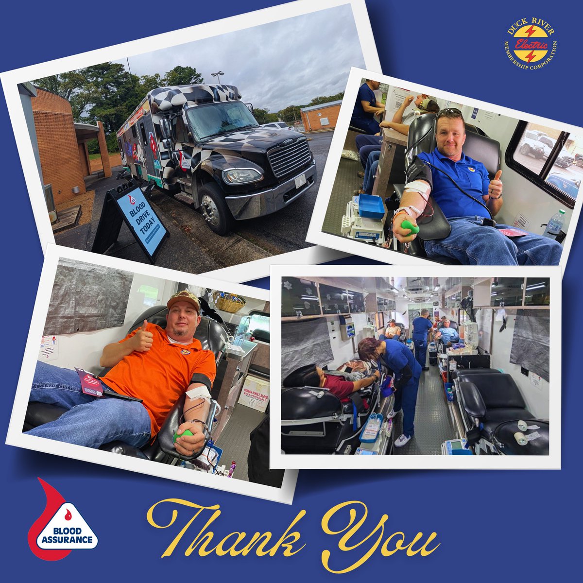 Huge thanks to our DREMC employees who gave blood with <a href="/bloodassurance/">Blood Assurance</a>! 🩸
30 donors (21 first-timers) gave 30 units—potentially saving up to 90 lives.
You’re powering more than homes—you’re powering hope! 💙