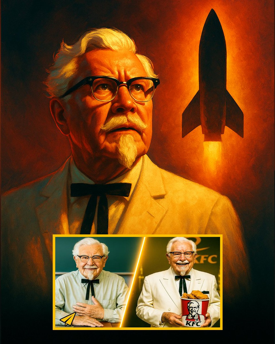 It’s never too late to start again.

I recently released a video on my YouTube channel about the inspiring story of Harland Sanders.

At 65 years old, broke, and living off a $105 Social Security check, Colonel Harland Sanders hit the road with nothing but a pressure cooker and a