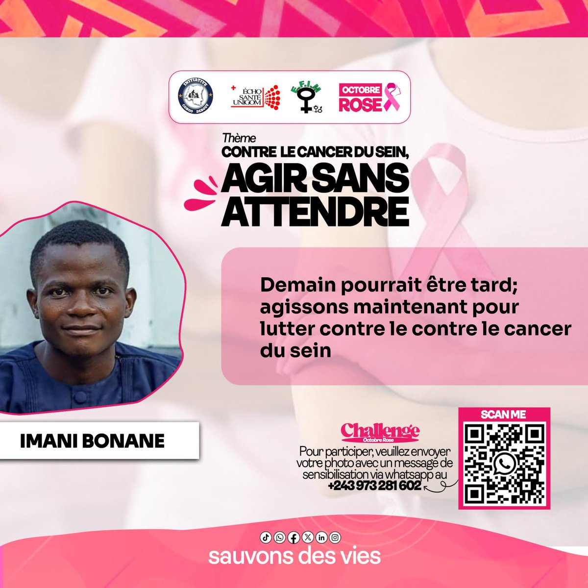 EchoSanteUnigom's tweet image. #chalenge #octobreRose