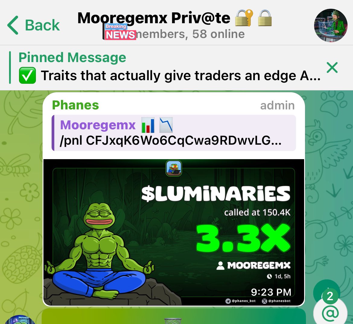 3X profit on my call on $LUMINARIES

CA> 
CFJxqK6Wo6CqCwa9RDwvLGUDUz3HYQXT15Lftqnupump

Alpha hunter | Early entries only.📊✅
Tg lads eating good 👍 

Dm for access 📩
t.me/mooregemx

#MemeCoinSeason #SolanaAirdrop #Crypto