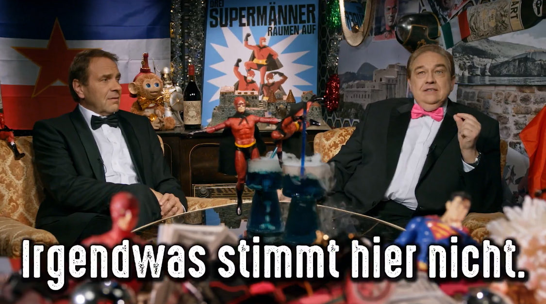 Unsere beiden Moderations-Supermänner können ja alles tragen… außer die vertauschten Fliegen ☝🏾

 #SchleFaZ