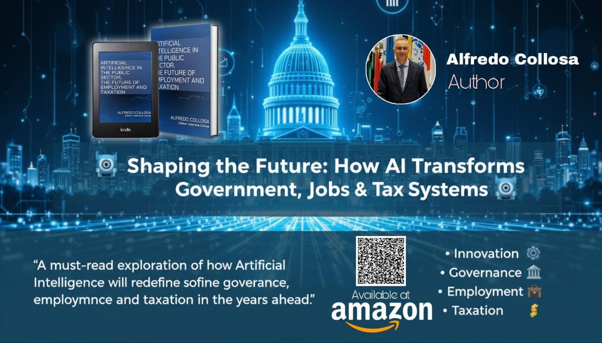 Inteligencia artificial en el sector publico, el futuro del empleo y la fiscalidad
Artificial Intelligence in public sector, future of employment and taxation

Disponible en Amazon Kindle Ebook y libro impreso

a.co/d/eWB4z8V

a.co/d/6wZUMJk