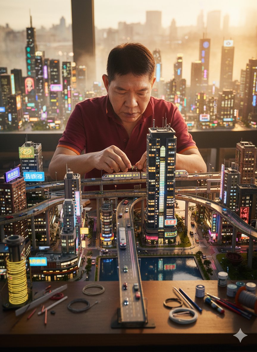 junisidro's tweet image. Miniature Futuristic City Built, Complete with Glowing Skyscrapers, Trains, and Highways. 🌇

#WeBuiltThisCity #RockandRoll
#CivilEngineers #UrbanPlanners #politicians #lawmakers #contractors
#artificialintelligence #AI #GeminiAI