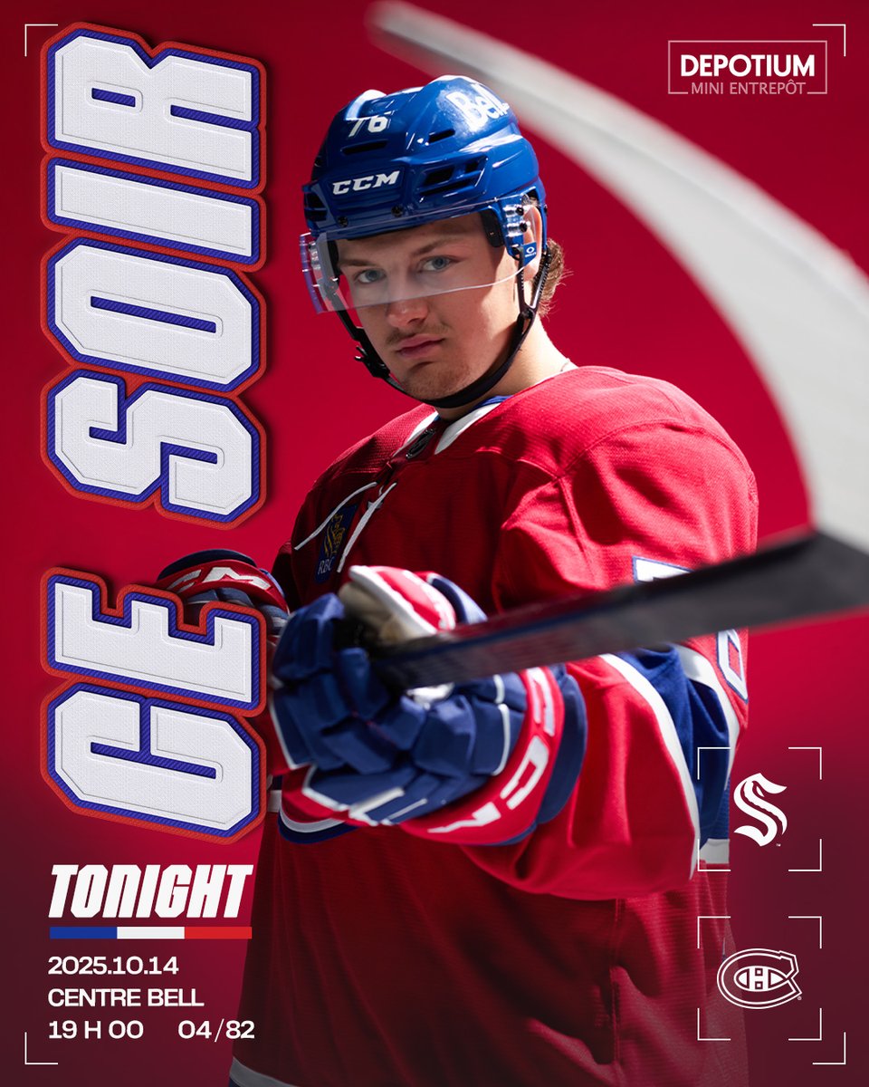Jour de match! It's game day!

📍 Centre Bell
🕖 19 h 00 / 7:00 p.m.
🎟️ goha.bs/3KH0bR1
📺 RDS / TSN2
📻 98,5 FM / TSN 690
ℹ️ goha.bs/42HvQYG

#GoHabsGo | <a href="/Depotium/">Depotium</a>