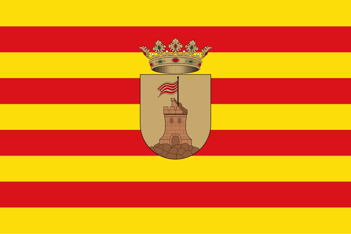 Pues els pedreguers estan tan basats que tenen DOS senyeres