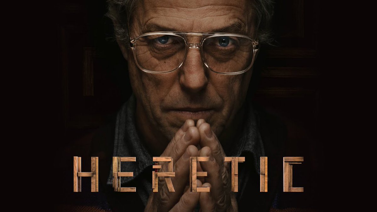 ArklayEmbers's tweet image. Day 10 of #31DaysOfHorror

Heretic (2024)

This was more of a thriller but it was AMAZING! My eyes were basically glued to the screen. Hugh Grant was incredible in this, every single thing he said was just so captivating from start to finish, loved it! #Heretic #Horror