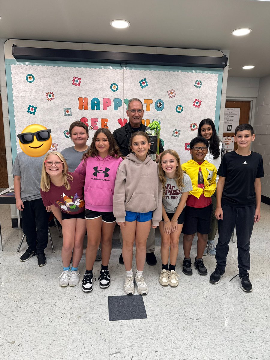 We had the opportunity to sprinkle our school GOAT with a little appreciation thanks to Shoe Orthodontics! Thank you Mr. Rommel for keeping us safe while also showing us all how much you care! <a href="/HanoverMiddle/">Hanover Middle Sch</a>