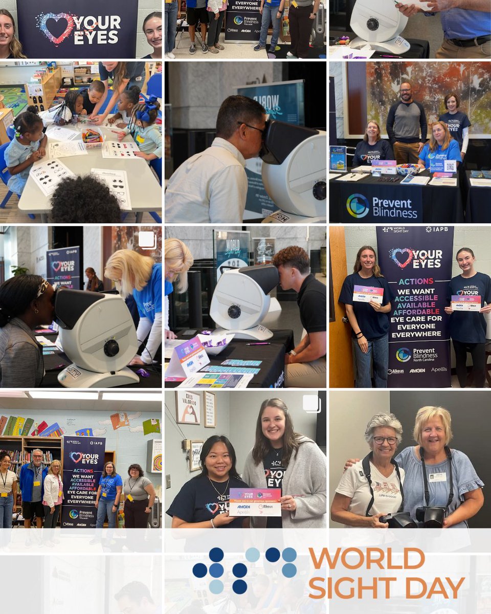 <a href="/PBA_savingsight/">Prevent Blindness</a> is proud to recap World Sight Day 2025! 💙

From our vision screenings in Chicago to events hosted by our affiliates nationwide, we thank everyone who joined us in supporting eye health!

<a href="/PB_Ohio/">Prevent Blindness OH</a>  <a href="/PBTEXAS/">Prevent Blindness TX</a>  <a href="/PBIowa/">Prevent Blindness IA</a>  <a href="/PBNorthCarolina/">Prevent Blindness NC</a>  <a href="/IAPB1/">IAPB</a>  <a href="/PBIL_ISPB/">Prevent Blindness IL & ISPB</a> <a href="/PBGA/">Prevent Blindness GA</a>