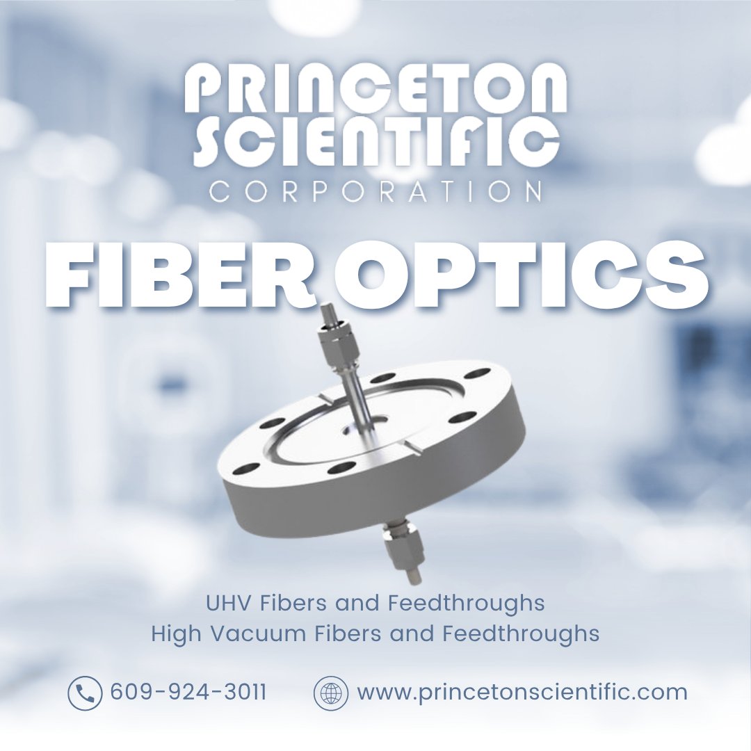 UHV and high-vacuum compatible Fiber Optics Feedthroughs designed for precise signal transmission in demanding environments.
💡 Learn more: princetonscientific.com
#FiberOptics #UHVFeedthroughs #VacuumTechnology #Photonics #PrincetonScientific