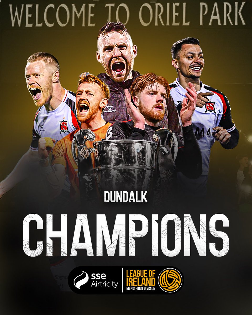 The Lilywhites are back!!!

Congratulations <a href="/DundalkFC/">Dundalk FC</a> 👏