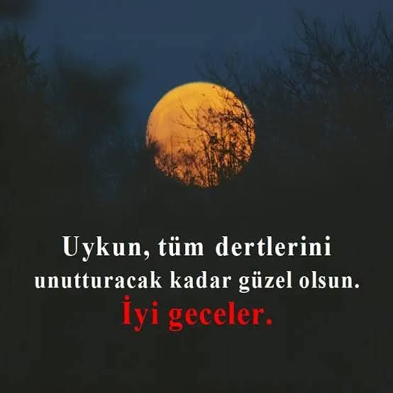 Hayırlı geceler