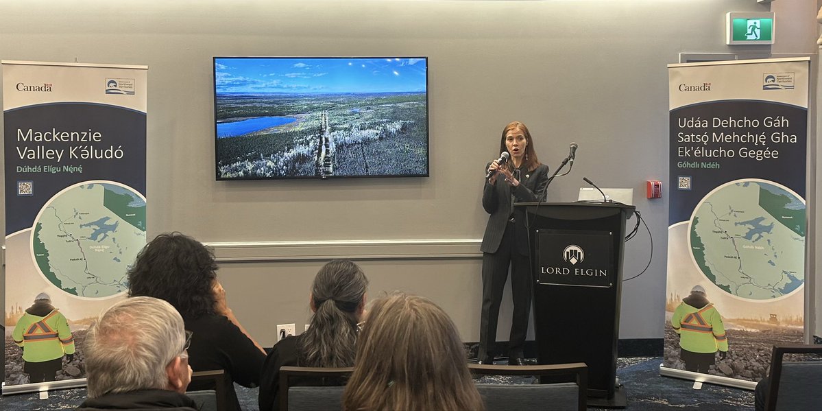 Rob_Oliphant's tweet image. Canada’s North is vital to our country’s future. Great to join partners from the Sahtu Secretariat, MLA from the Northwest Territories Daniel McNeely, and @DawnSenator at an Arctic Dialogue Series to discuss the importance of the Mackenzie Valley Highway.