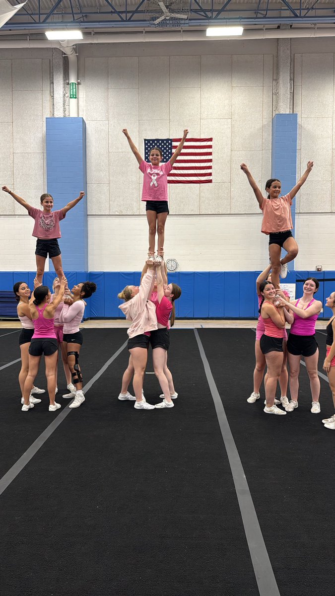 whscheering's tweet image. We had a blast at our annual youth clinic! 🩷