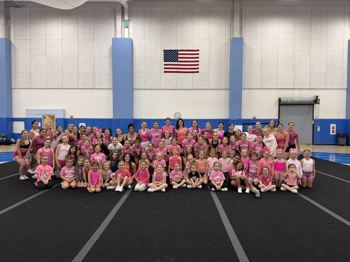 whscheering's tweet image. We had a blast at our annual youth clinic! 🩷