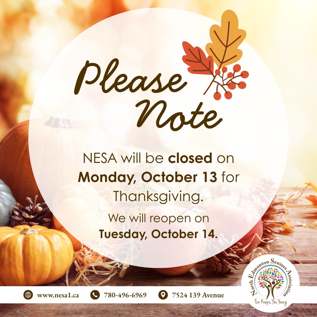 We’ll be closed on Monday, October 13 for Thanksgiving and will reopen on Tuesday, October 14. 

Wishing everyone a wonderful holiday filled with good food, gratitude, and time with loved ones! 🧡
