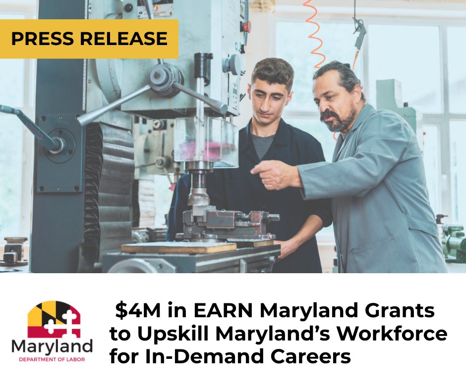 MD Department of Labor tweet media