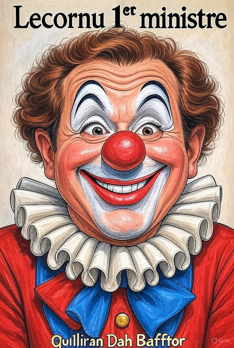 Ludovic32600's tweet image. The french government is a fucking circus.
#Lecornu2 #censure #Macron