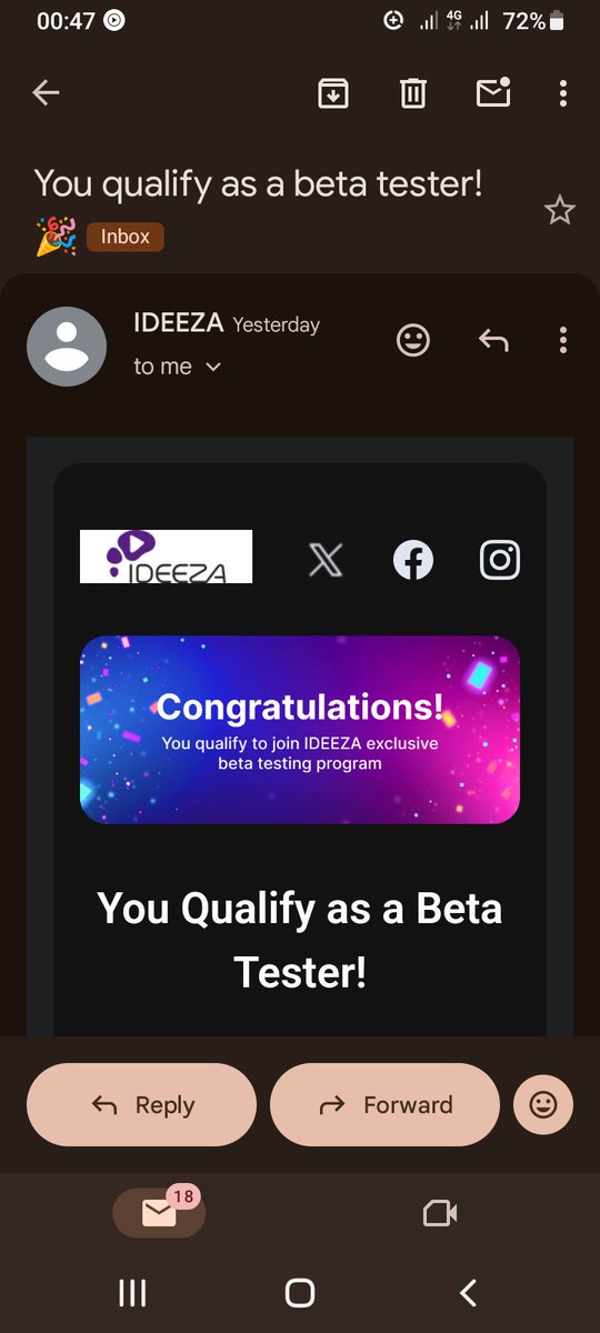 danielcru447's tweet photo. Thrilled to be selected for the IDEEZA Beta Testing Program! ๐
Canโt wait to explore, test, and contribute to building the #YourInnovationEngine.
#IDEEZABetaTestProgram #IDEEZABuild #YourInnovationEngine https://t.co/hHWpwQhbNe