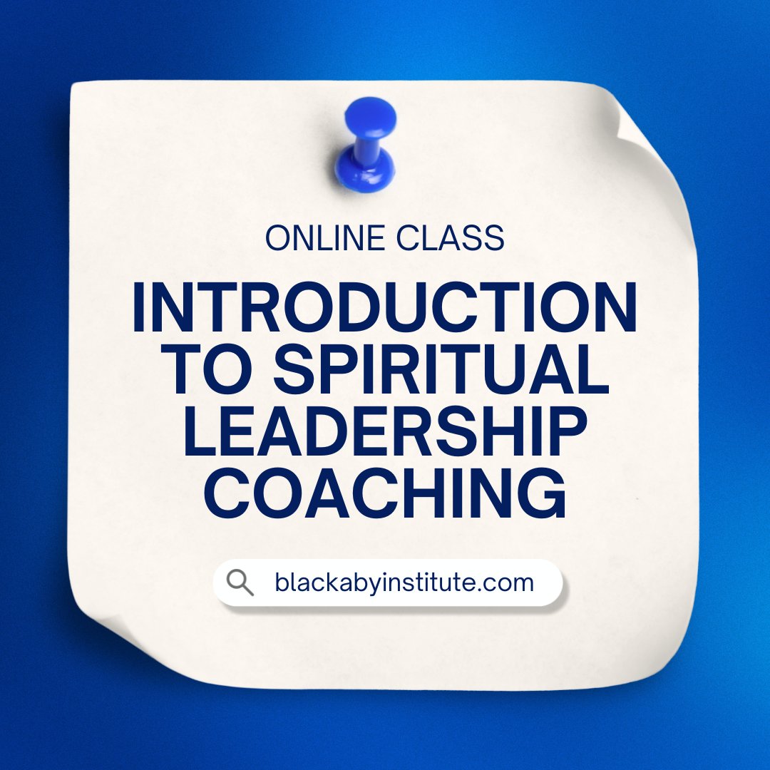 Want to know more about the Blackaby approach to coaching? Use code 'PODCAST' at checkout for FREE access to the intro to Spiritual Leadership Coaching online class. blackabyinstitute.com/course/intro-t…
