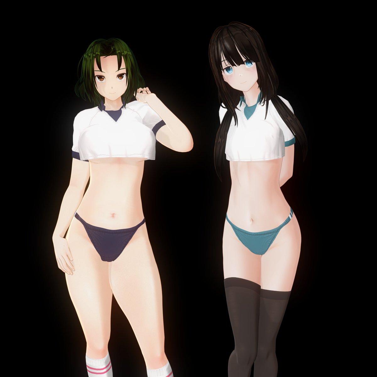 以前作ったショート丈の体操服と細いブルマの改修差分です。必ずれどめ読んで導入願います。
テクスチャ・形状の変更等です。ズラシ・ポロリも使えます。
uu.getuploader.com/dounaga7/downl…
#COM3D2
