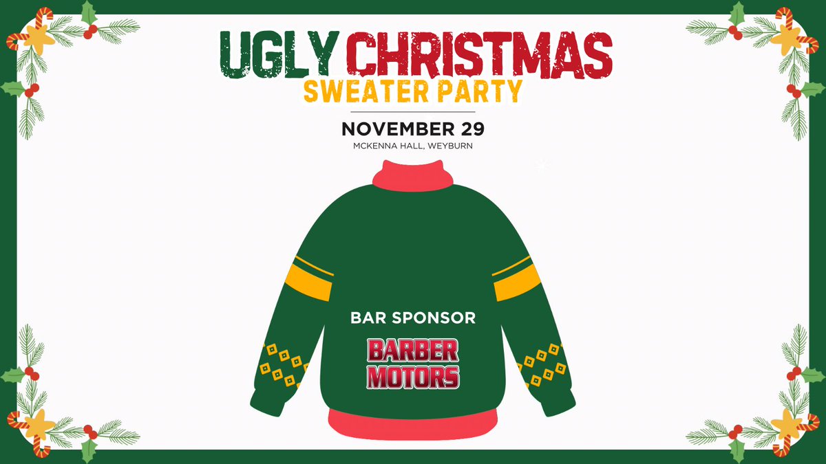 ⭐ SPONSOR SPOTLIGHT ⭐

A big thank you to Barber Motors, our generous Bar Sponsor, for helping us pour some extra holiday cheer this season! 🍸 What's your go-to festive drink?

🎟 Tickets – $75 each
🍽 Table for 8 – $600

Don’t miss out! Get your tickets today!