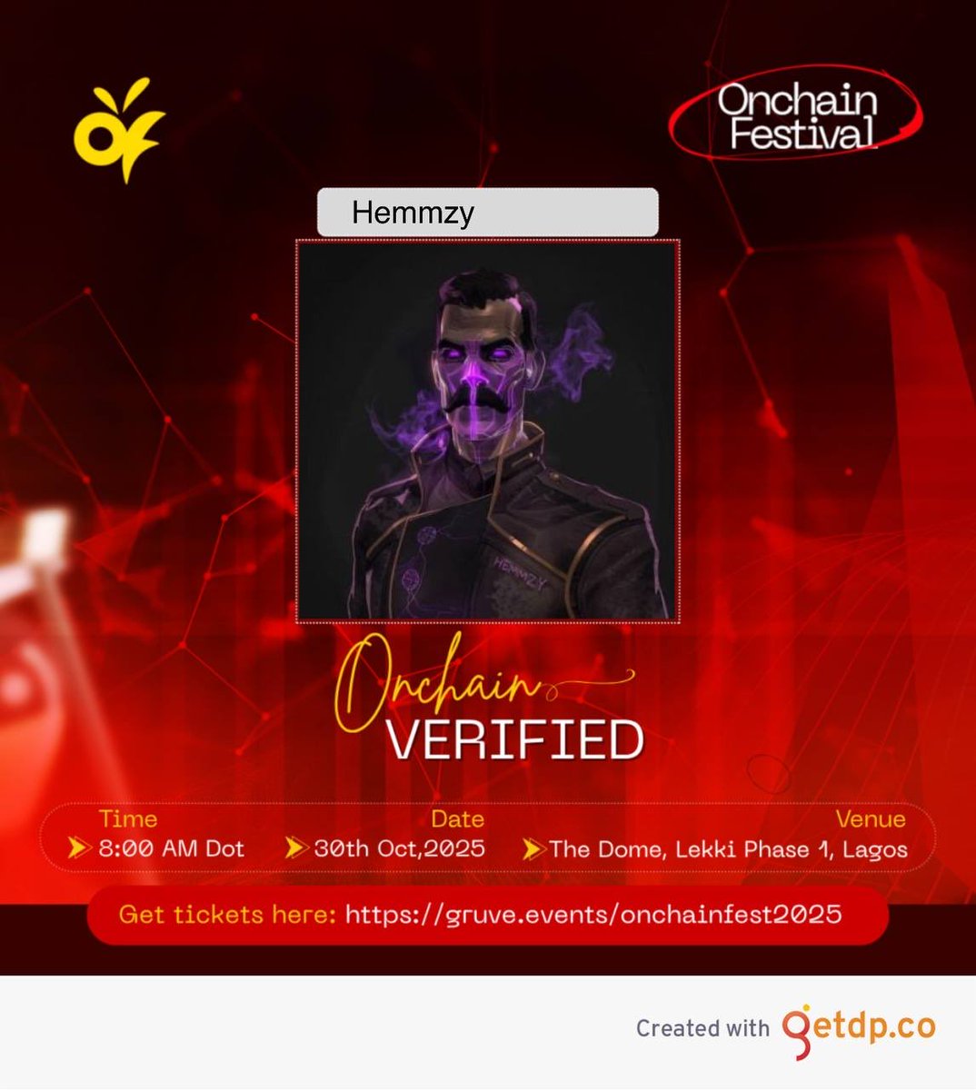 <a href="/H3mmzy_web3/">Hemmzy</a> representing Bikera at Onchain festival <a href="/onchainfestival/">Onchain Festival #OF2025 #ONCHAINFEST2025</a> 

Big win for $iMERA !!! Thanks, and let’s keep building the community!!