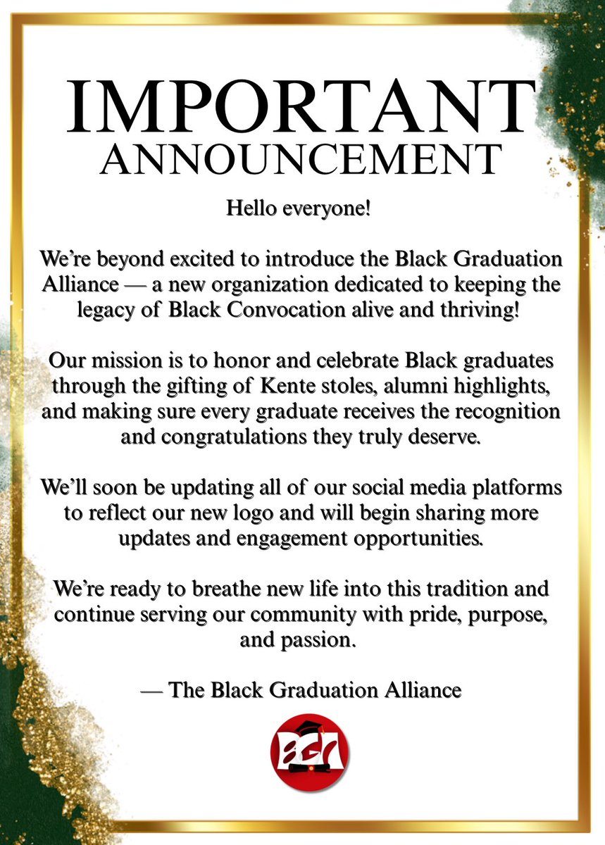 The Black Graduation Alliance tweet media