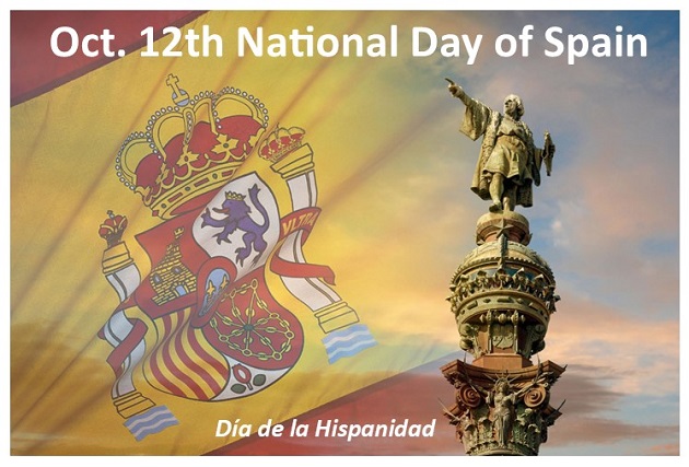 🇪🇸 This Sunday, Oct. 12 is National Day of Spain – #DíaDeLaHispanidad . Spain celebrates its cultural legacy and global ties, especially with the Americas. 
 ¡Feliz Día de la Hispanidad to all of our 🇪🇸 friends!
#FiestaNacionalDeEspaña #SpainNationalDay  #October12 #España