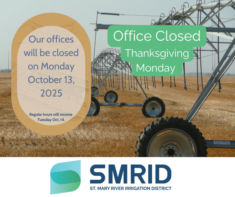 St. Mary River Irrigation District tweet media