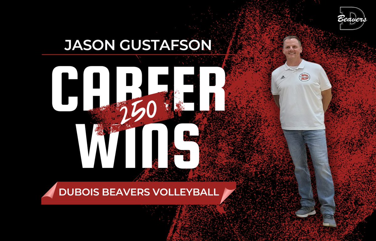 DASDBeavers's tweet photo. CONGRATULATIONS, COACH!
--
Girls Volleyball Coach, Jason Gustafson, Captured Victory Number 250 Last Night After Defeating Punxsutawney.
--
We Couldn't Be More Proud Of You & The Program You Continue To Lead.
--
#StandardsOverShortcuts #BuildThedam https://t.co/6ccR5nUyw3