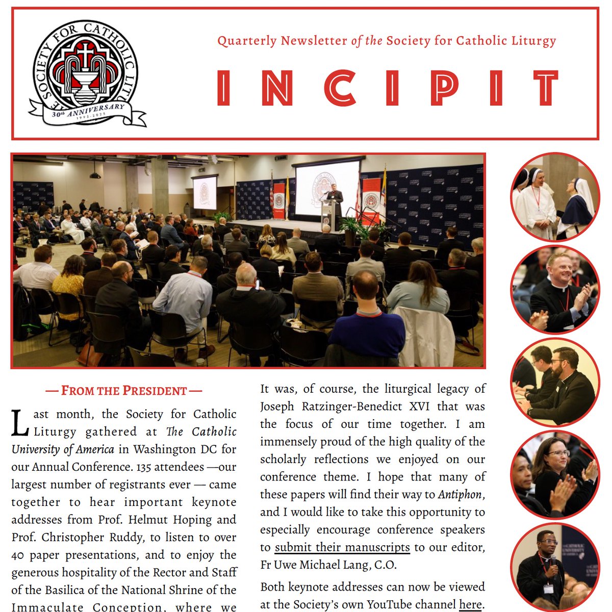 📖 The latest issue of our quarterly newsletter, Incipit, is now available to read. Inside you'll find information about last month's highly successful conference, a welcome to our newest members, the work of our inaugural Research Circle, and more: cdn.ymaws.com/liturgysociety…
