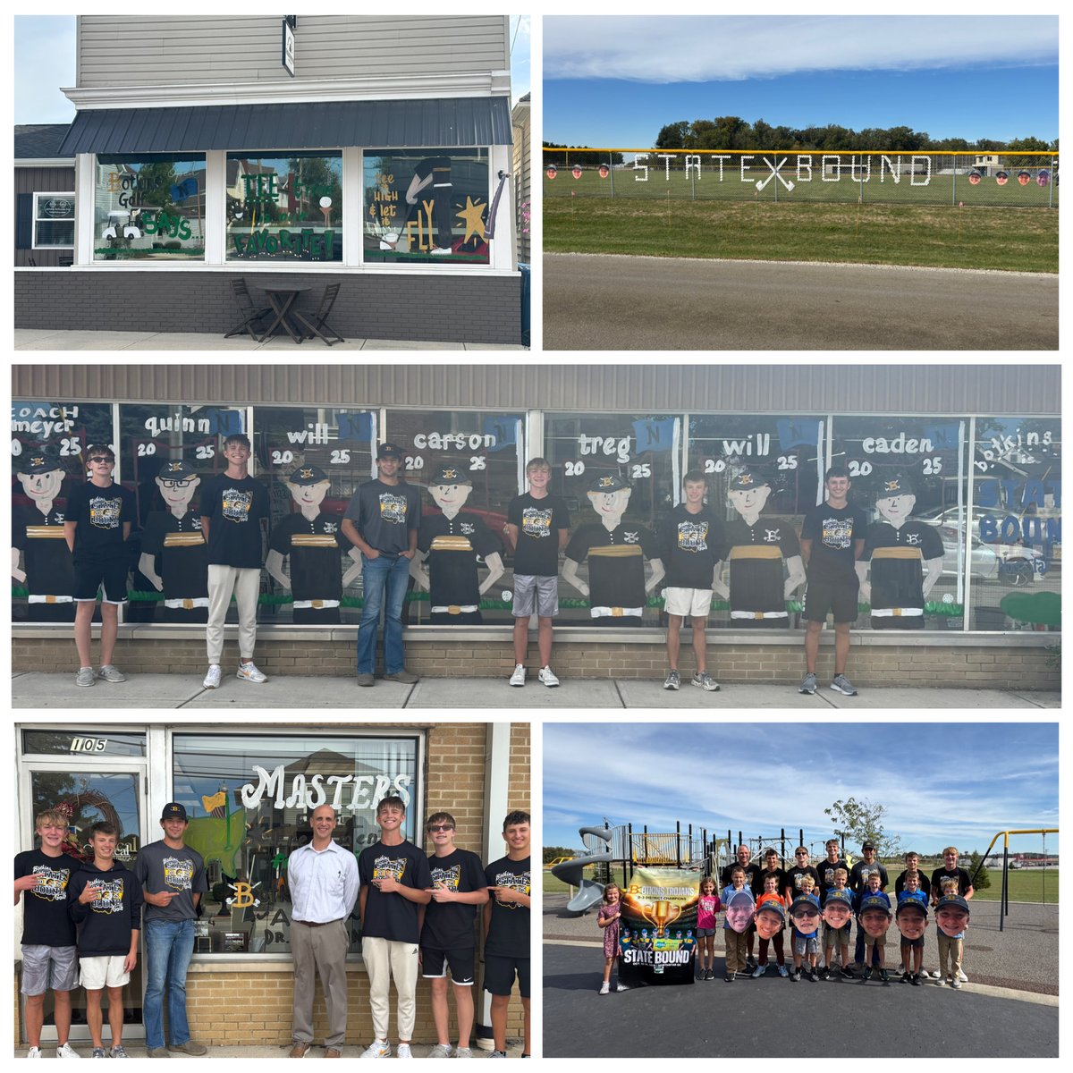 BotkinsGolf's tweet image. Look around our school &amp;amp; @Village_Botkins. It’s beginning to look a lot like @BotkinsGolf is headed to STATE!

Thanks to the Trojan faithful for the awesome clap-out today.

@BotkinsGolf heads to CBUS Sunday for a practice round. The @OHSAASports Championship is Monday &amp;amp; Tuesday.