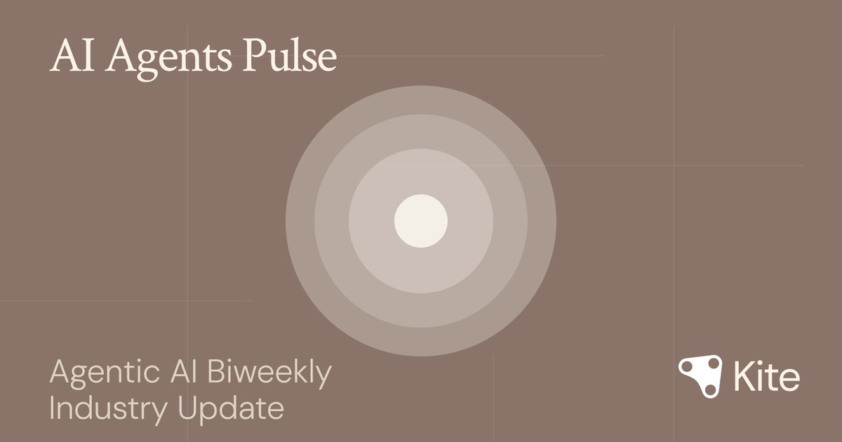 GoKiteAI's tweet image. Agentic AI is moving fast - from research prototypes to real enterprise adoption.

Here’s your biweekly recap of everything that happened in the space, in the latest edition of AI Agents Pulse:

1️⃣ Google launches Gemini Enterprise AI platform for business clients…