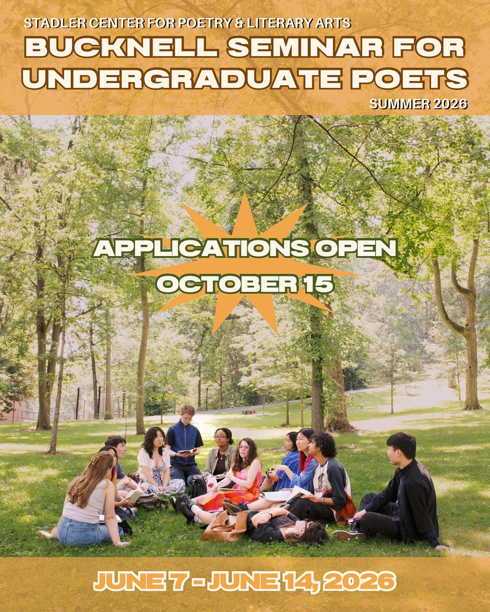 Stadler Center for Poetry & Literary Arts tweet media