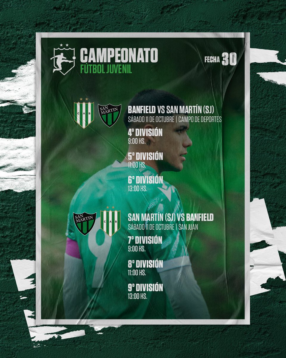 ¡Vamos mañana! 👊🏼🇳🇬

🆚 San Martín (SJ), fecha 30.
🗓️ 11 de octubre.

#VamosLosPibes 💚