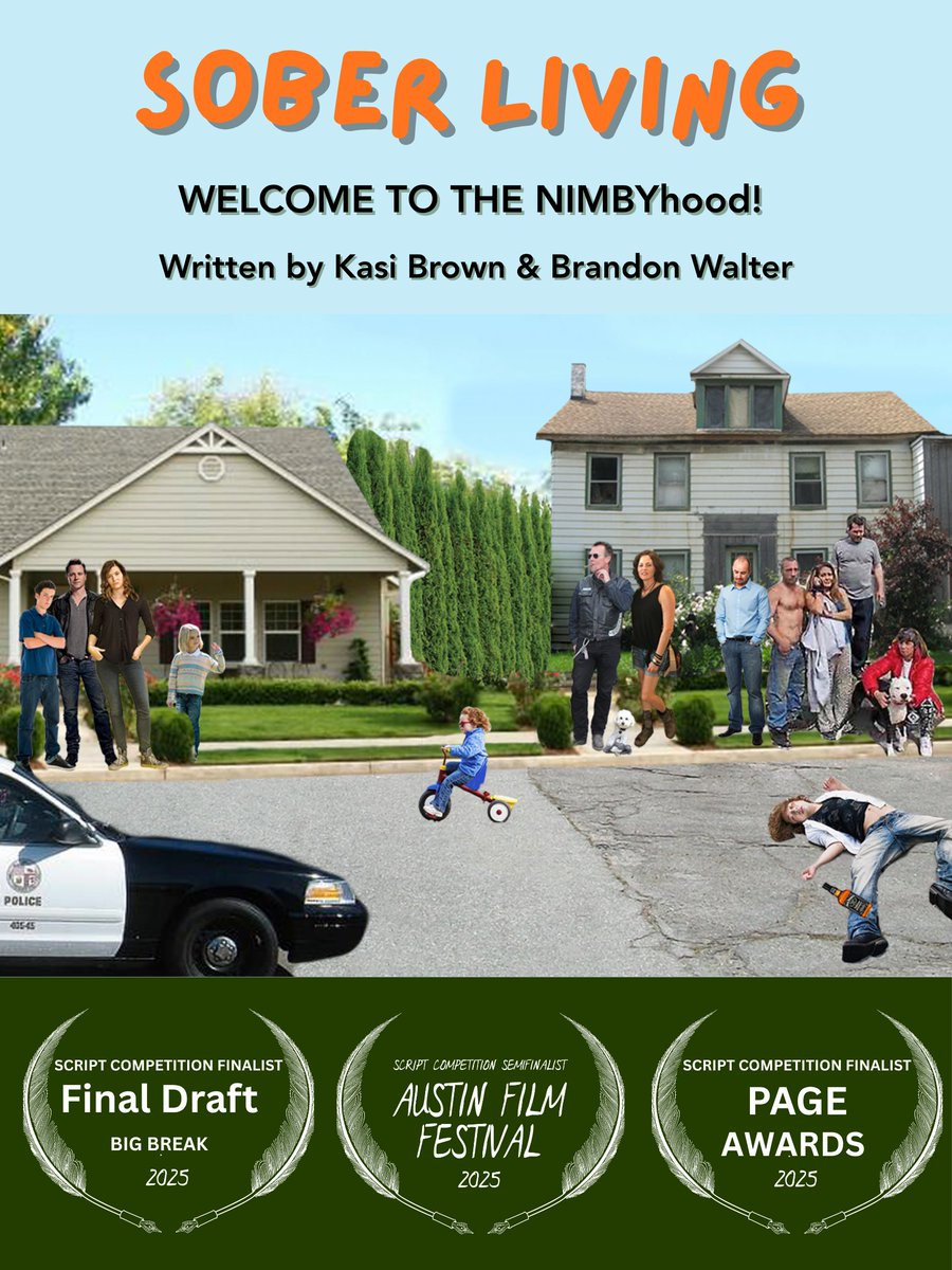 KasiABrown's tweet image. SOBER LIVING is a (top 10) finalist in the @finaldraftinc Big Break contest! Thank you so much! Huge congrats to @HeidiHornbacher @richorstad18, @LaurenMilberger,  Mason Gersh and all the other finalists. #screenwriting #TVpilot