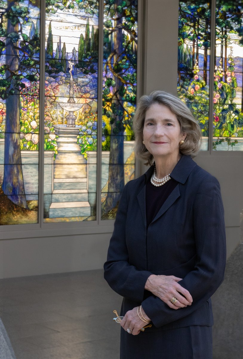 Don't miss this outstanding talk by renowned curator Alice Cooney Frelinghuysen titled, "Women and the Art of Tiffany Studios: A Garden Landscape Window."  Sun., Nov. 13, at 2 p.m.  Tix: lockwoodmathewsmansion.com/event/
.
photo courtesy of A. C. Frelinghuysen &amp; the Metropolitan Museum