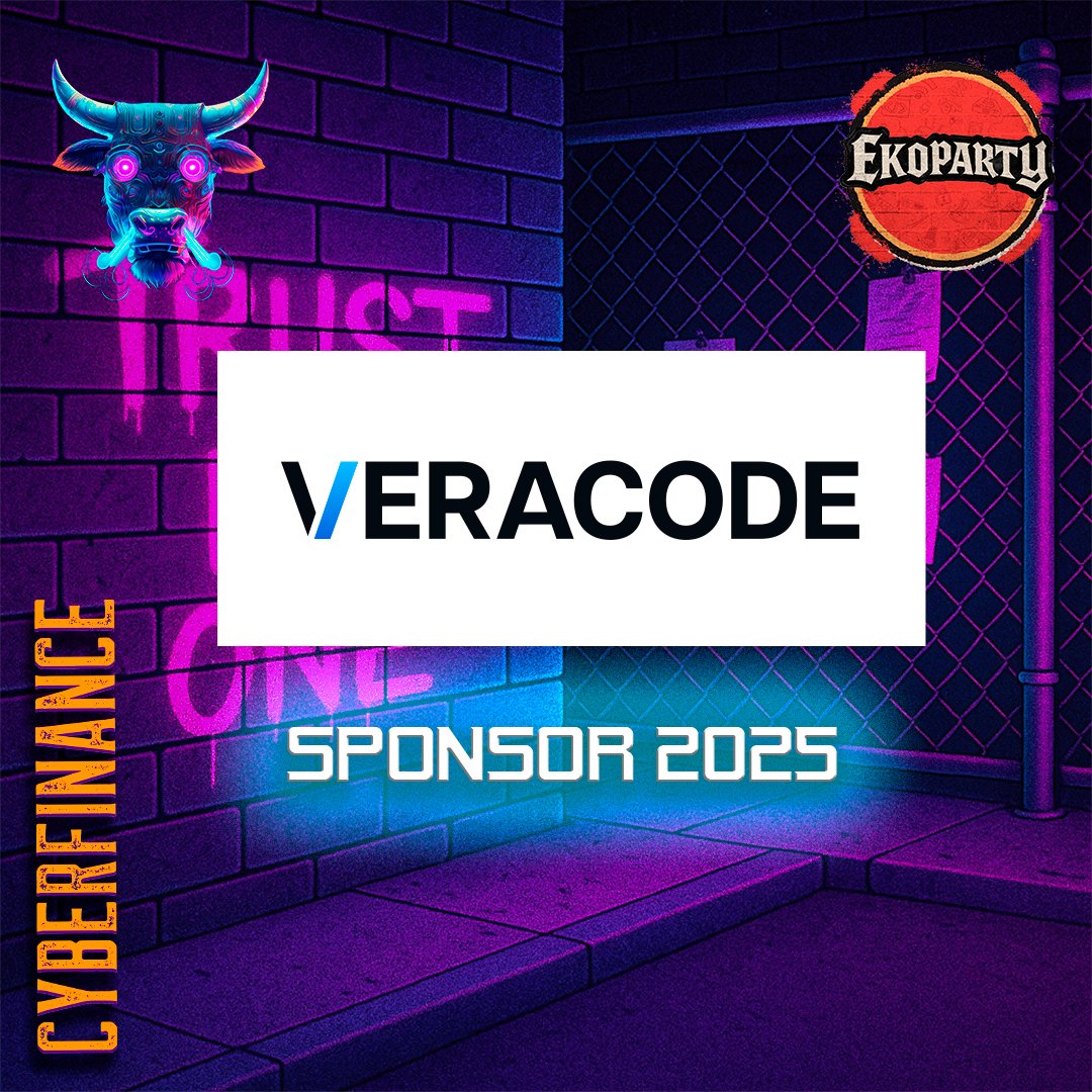 CyberFinanceAR's tweet image. 🔥 Le damos la bienvenida a @Veracode  como sponsor de #CyberFinance en esta @ekoparty
2025 🚀🚀🚀