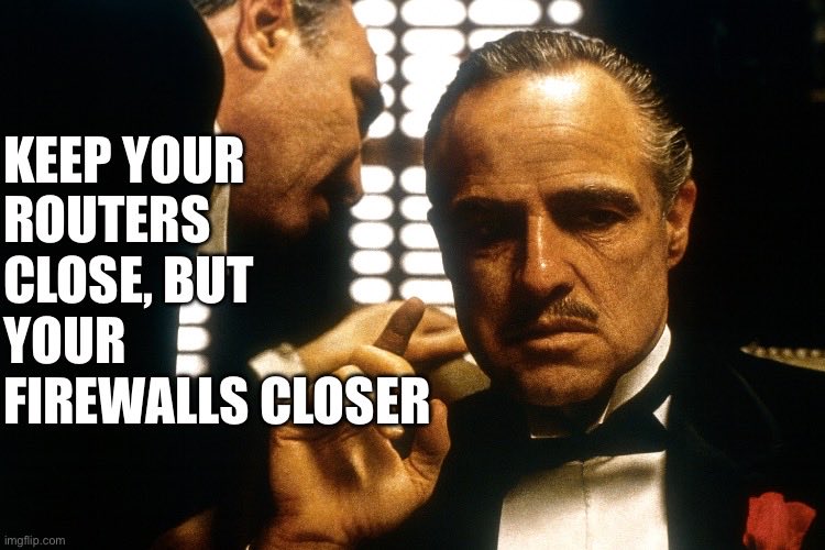 Network design advice… straight from the Don himself