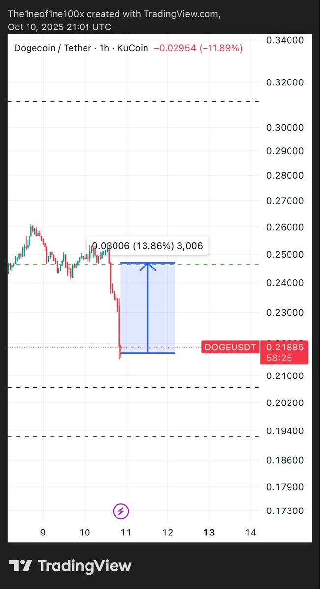 lifeof100x's tweet image. $DOGE buys. Spot.
