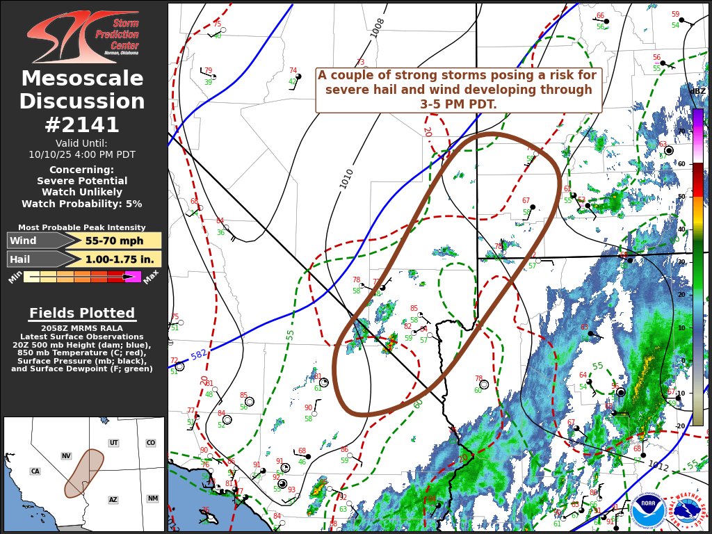 4:03pm CDT #SPC_MD 2141 , #utwx #azwx #nvwx #cawx, spc.noaa.gov/products/md/md…