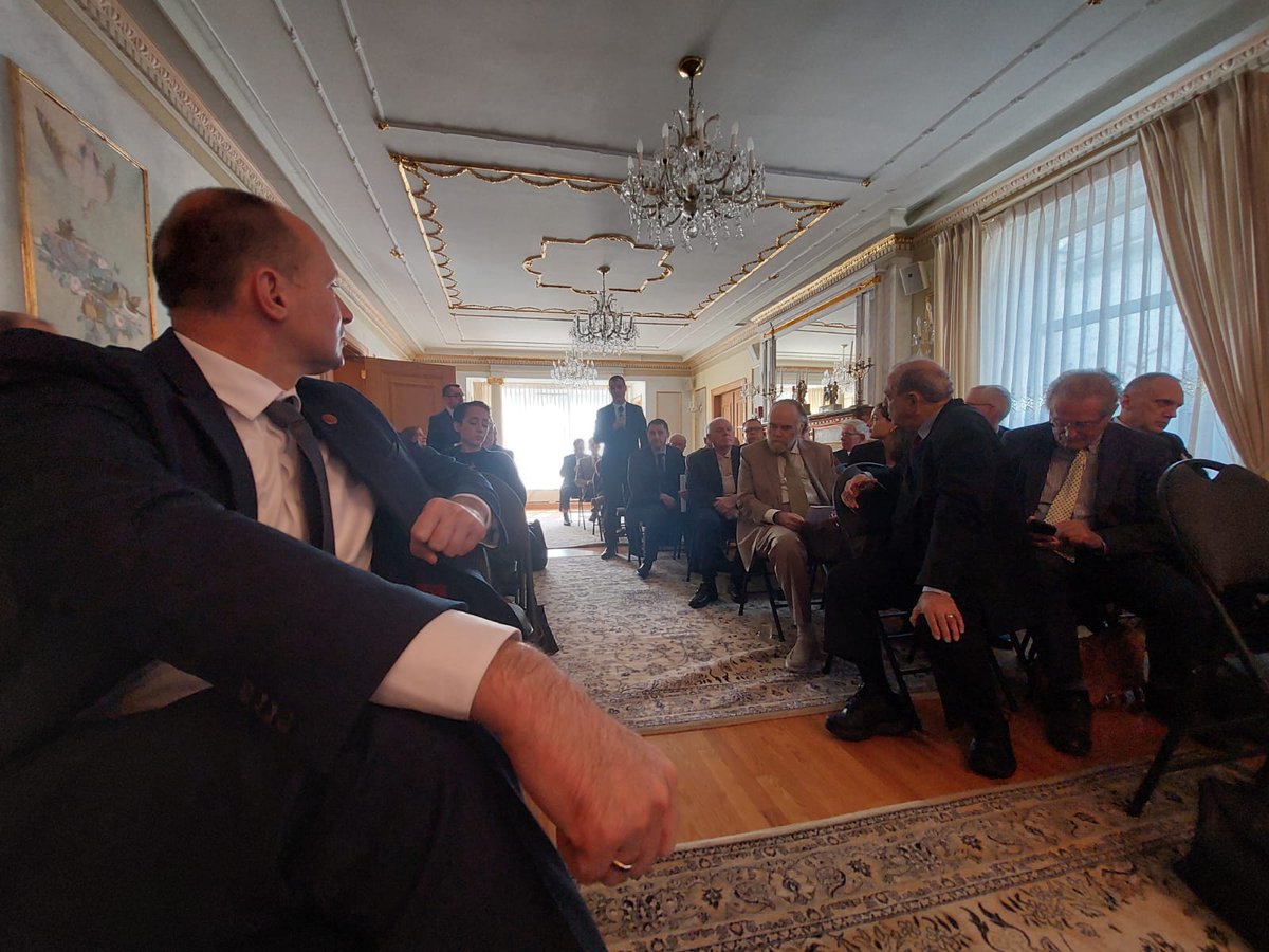 🌊Did you know that the so-called shadow fleet is a network of vessels operating in secrecy — bypassing sanctions, smuggling sanctioned goods and undermining international law and security?
Today at the Embassy, we hosted a panel of experts from 🇵🇱 Poland (<a href="/AnnaKostrz99539/">Anna Kostrzewa-Misztal</a>,