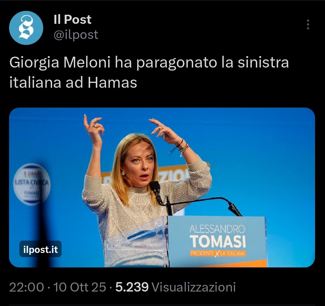 Aspetto la prossima volta quando farà di nuovo la vittima dell'"odio della sinistra".