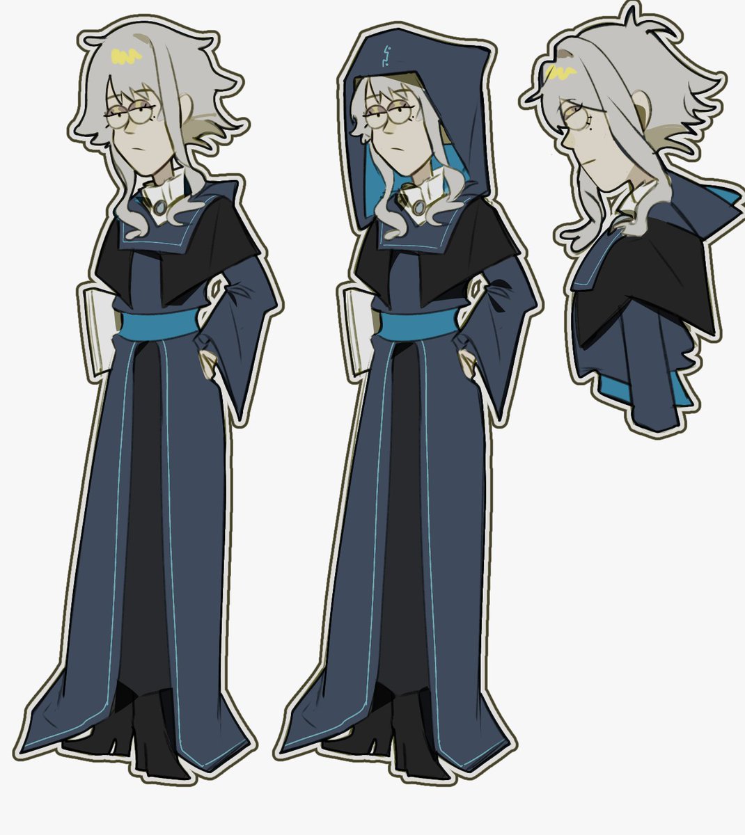 HoUChan404's tweet photo. Finally managed to draw her full reference 🥺#hexasona https://t.co/Ruk7TYGNyQ