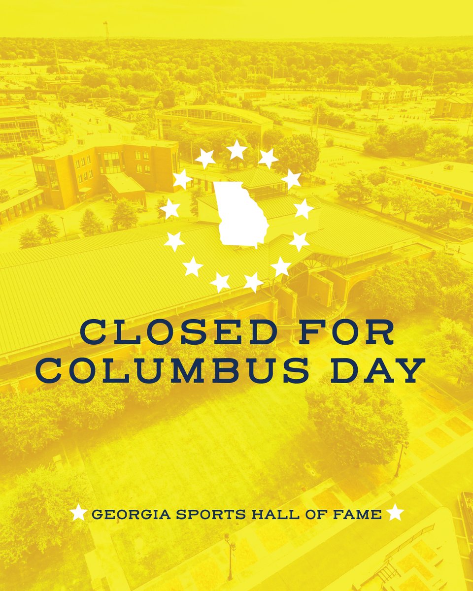 We'll be closed Monday in observance of Columbus Day.  We'll see you back at The Hall on Tuesday!