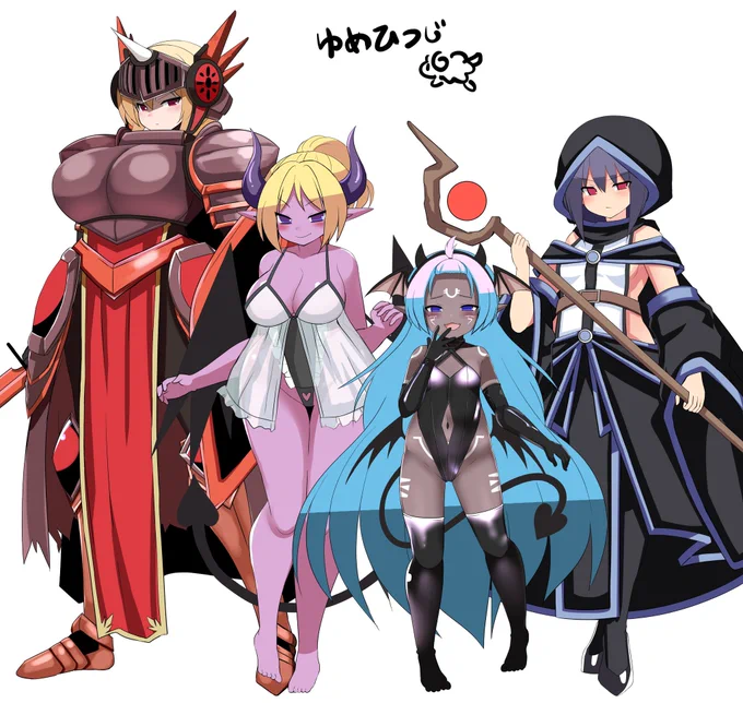 次作「レーヴランデのゆめひつじ」今まで描いたキャラ立ち絵はこんな感じです。キャラ多い…個人制作だぞ…大丈夫か…頑張れ自分… 制作期間6年以上の前作「アウラルと光の竜」の販売ページもプロフ欄に掲載中です #スーパーゲ制デー